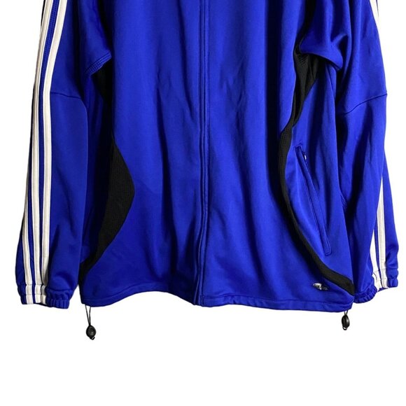 Adidas Men’s Retro Original Stripe Blue Full Zip Track Jacket - Picture 3 of 8